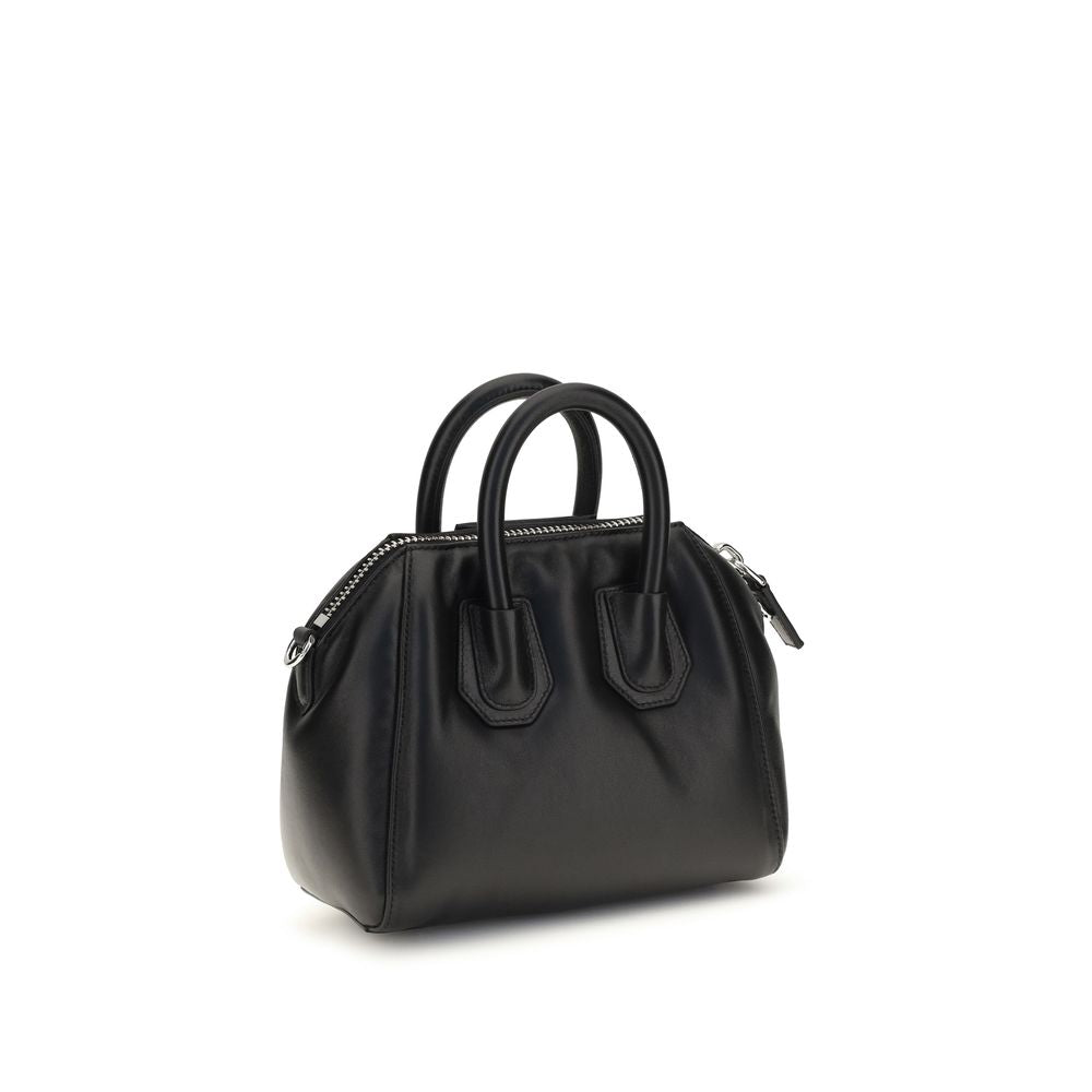 Givenchy Schwarze Lammleder Schultertasche Ovis Aries Aries-3