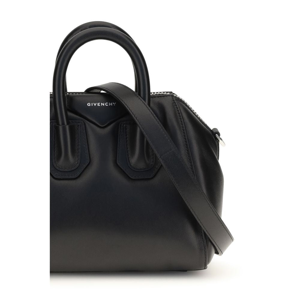 Givenchy Schwarze Lammleder Schultertasche Ovis Aries Aries-4