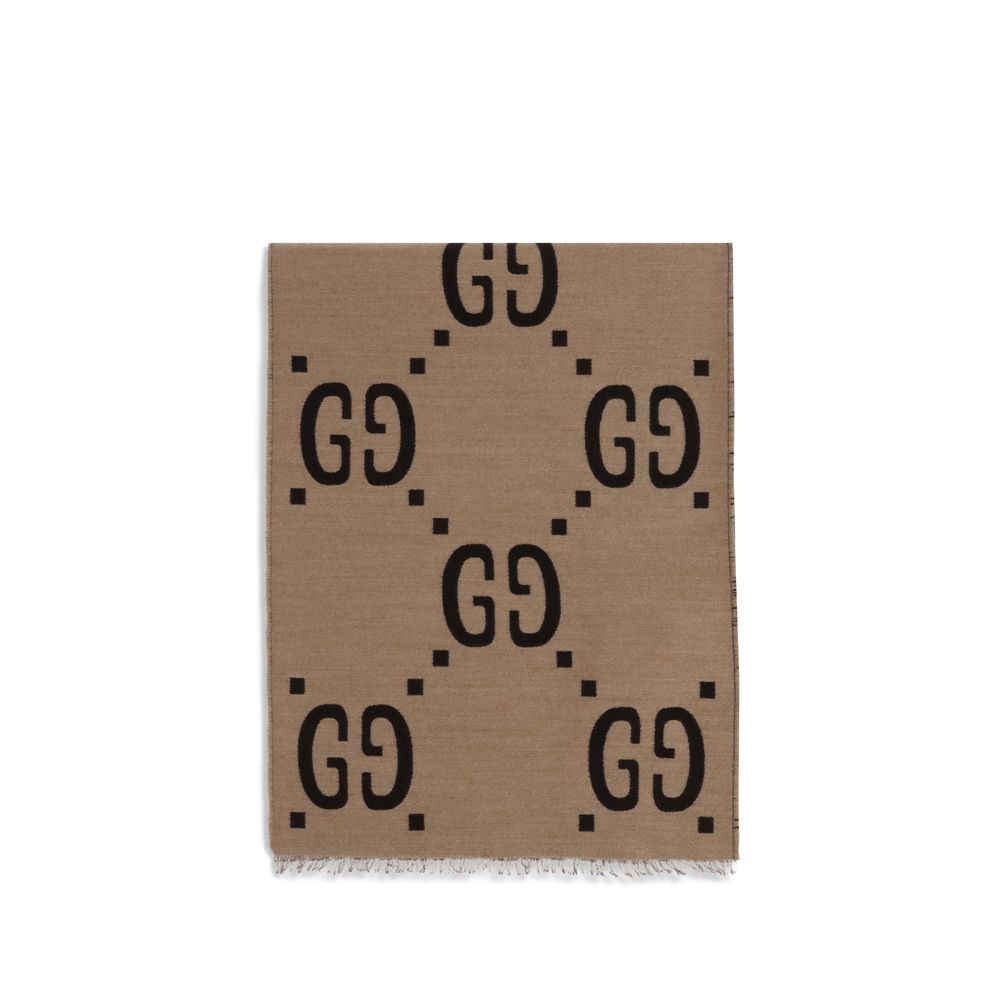 Gucci Brauner Seidenschal