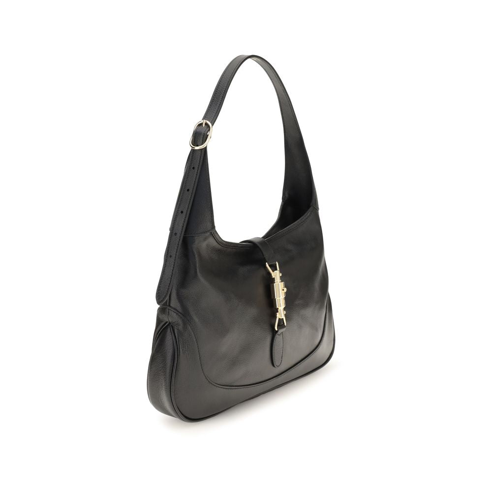 Gucci Schwarze Kalbsleder Bos Taurus Handtasche-2