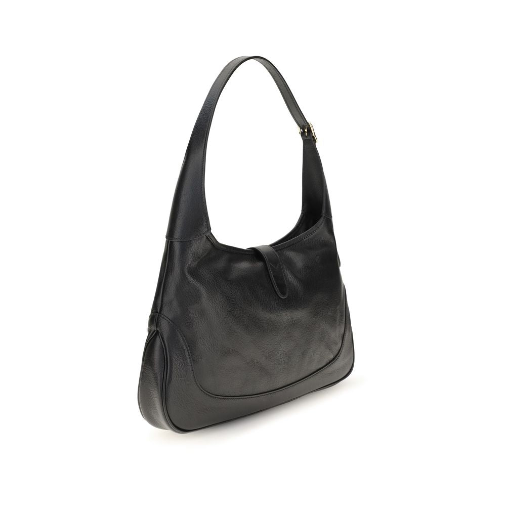 Gucci Schwarze Kalbsleder Bos Taurus Handtasche-3