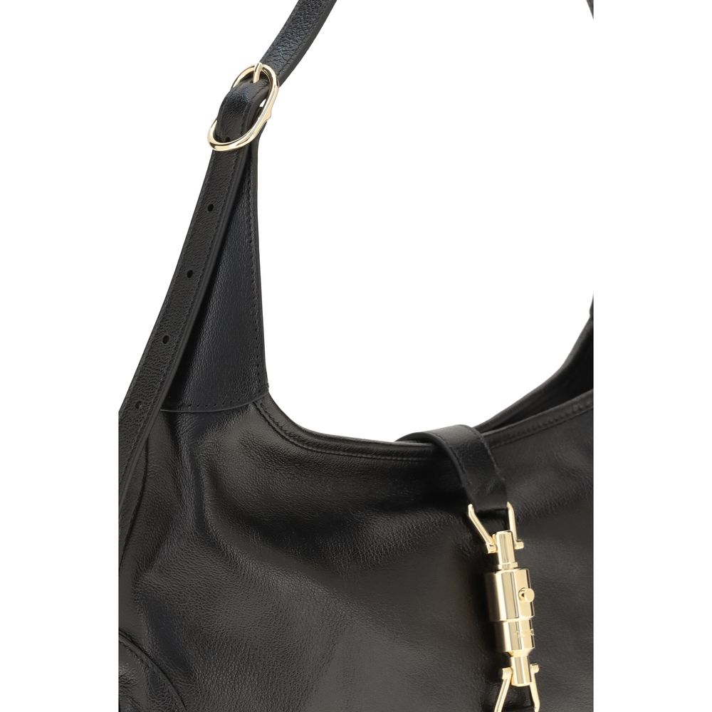 Gucci Schwarze Kalbsleder Bos Taurus Handtasche-4
