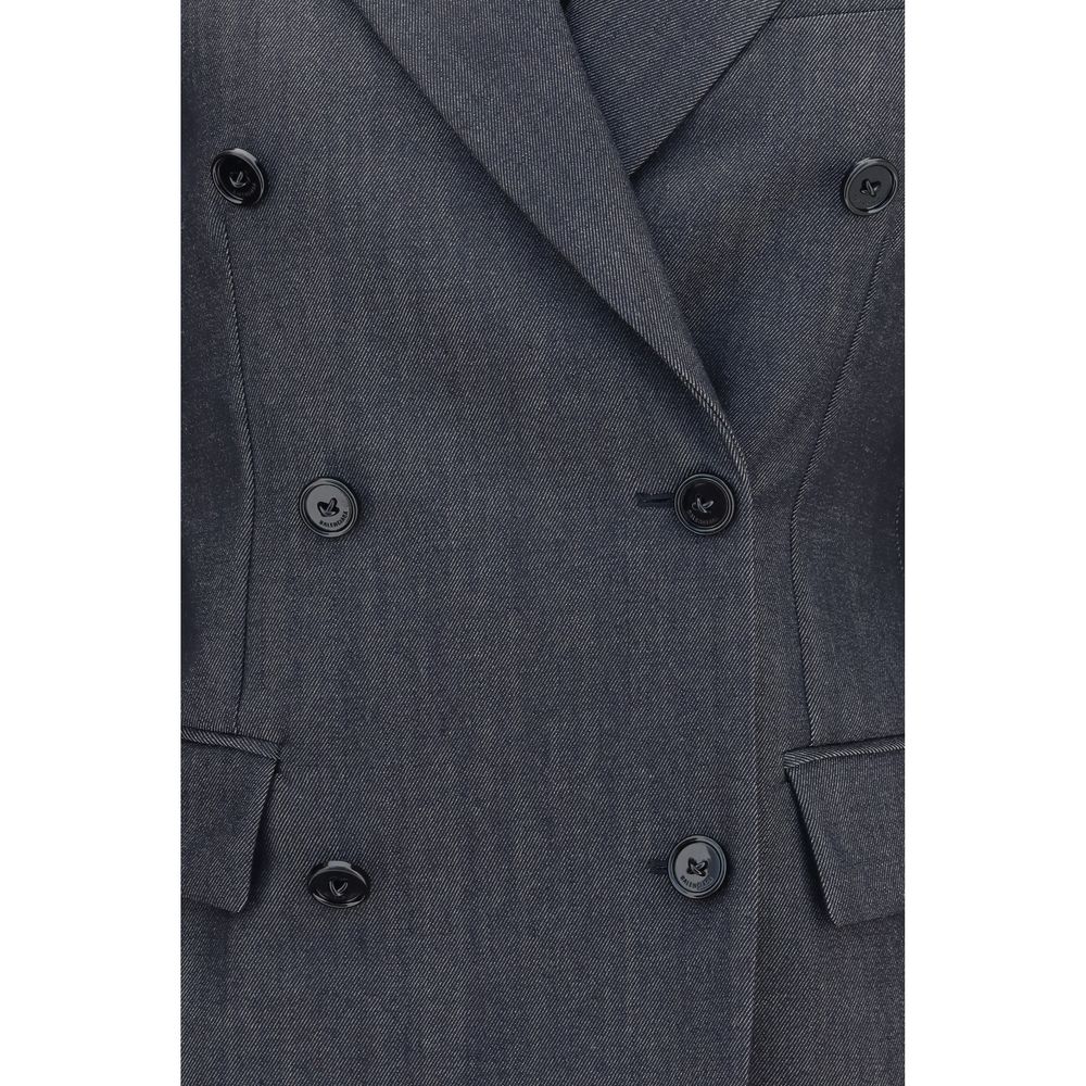 Balenciaga Grauer Woll-Oves Aries Blazer-3