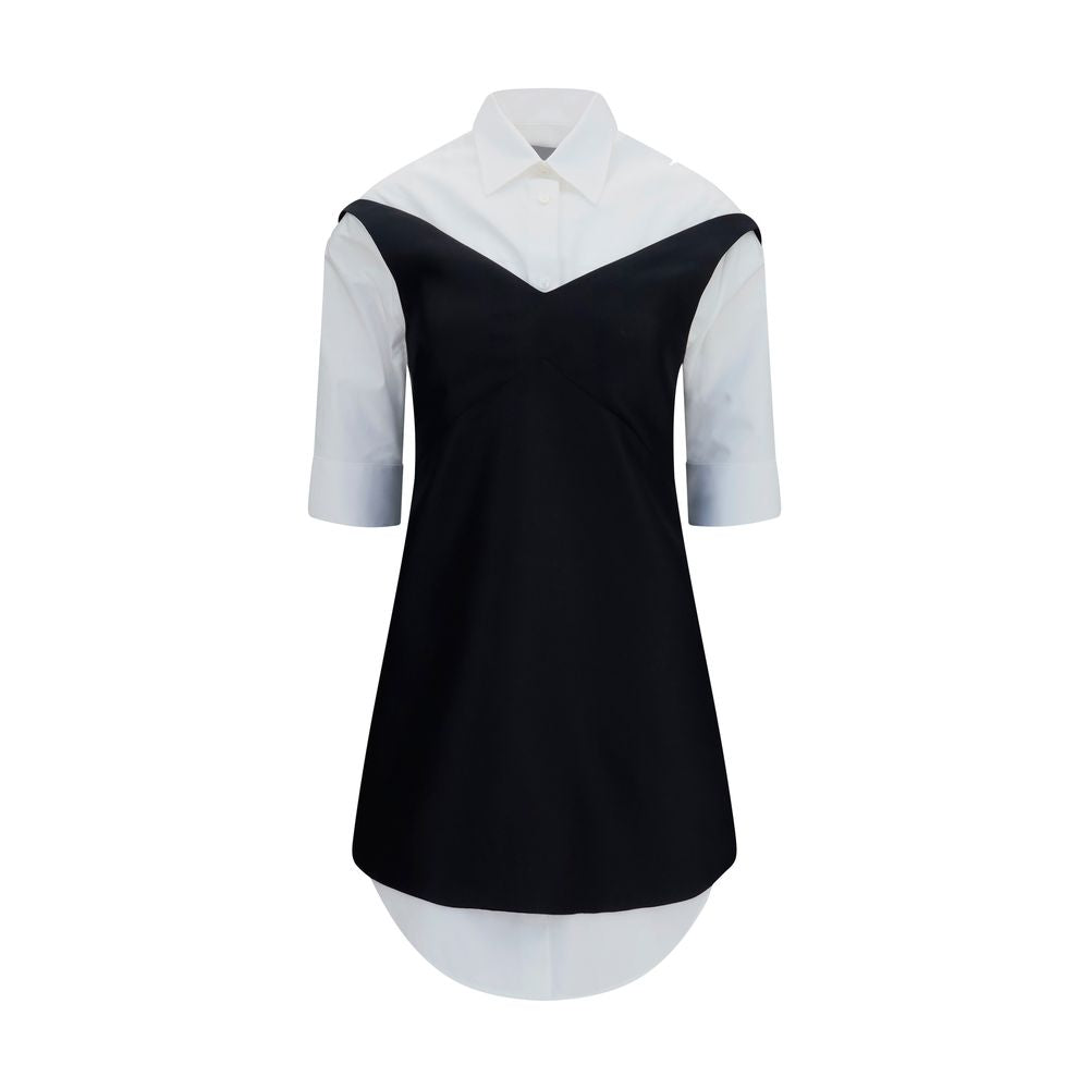 Balenciaga Schwarzes Oves Aries Wollkleid-1