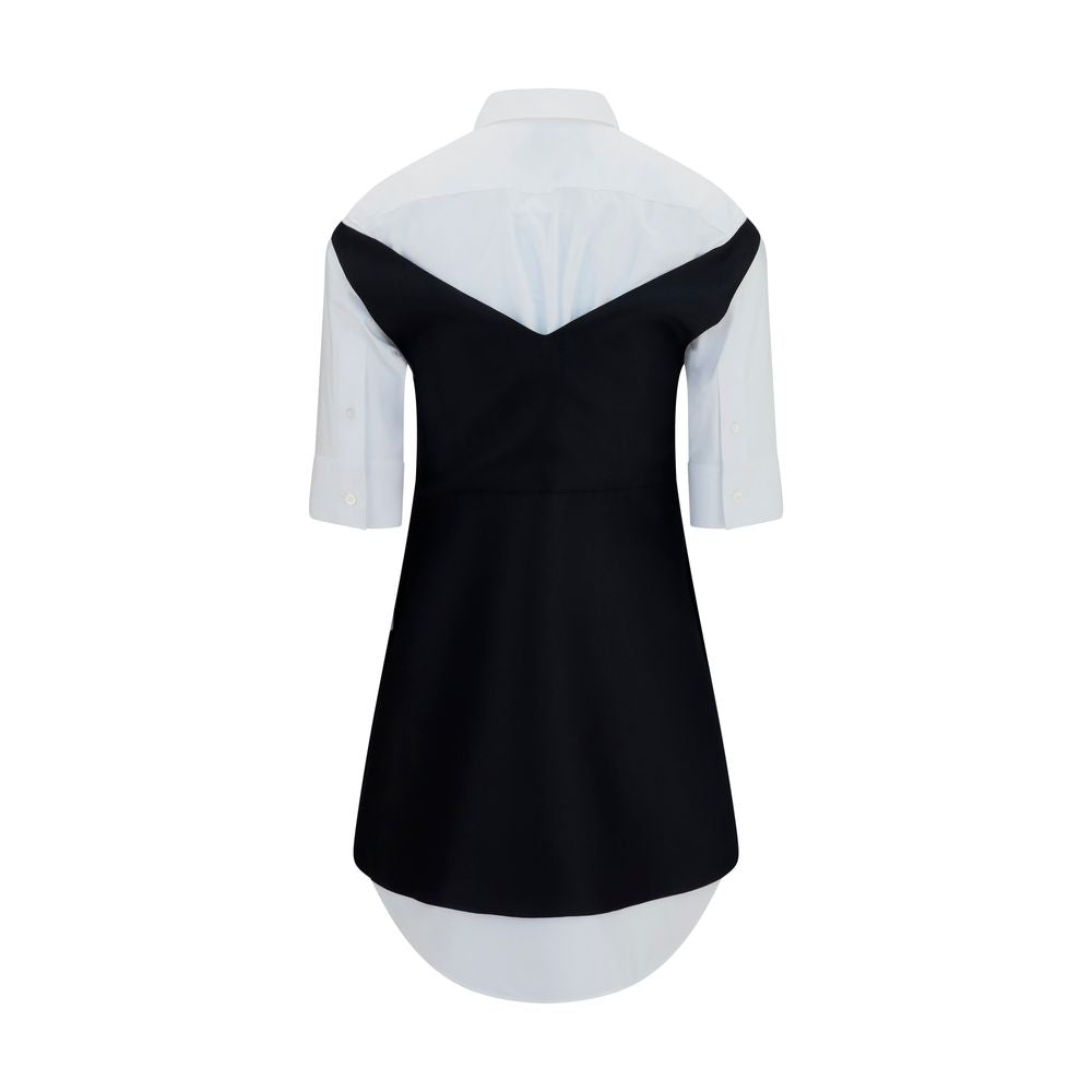 Balenciaga Schwarzes Oves Aries Wollkleid-2