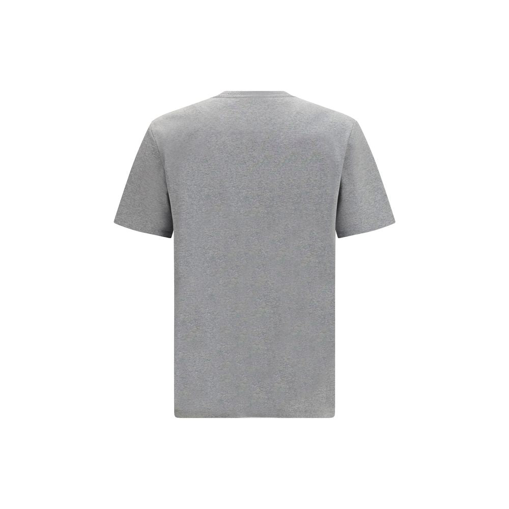 Balmain Graues Baumwoll-T-Shirt-2