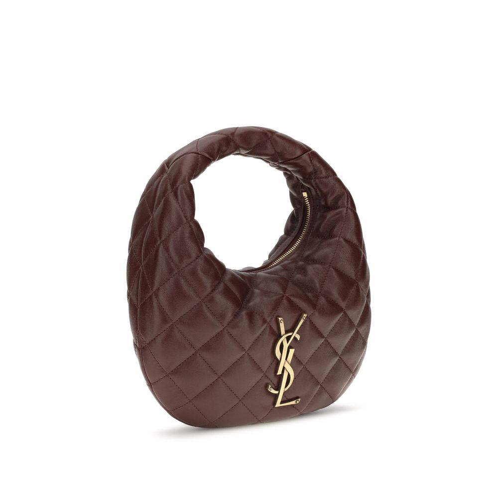 Saint Laurent Braune Lammleder Schultertasche Ovis Aries Aries-2