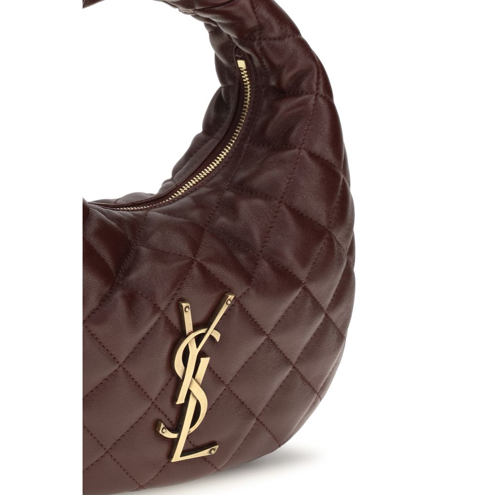 Saint Laurent Braune Lammleder Schultertasche Ovis Aries Aries-4