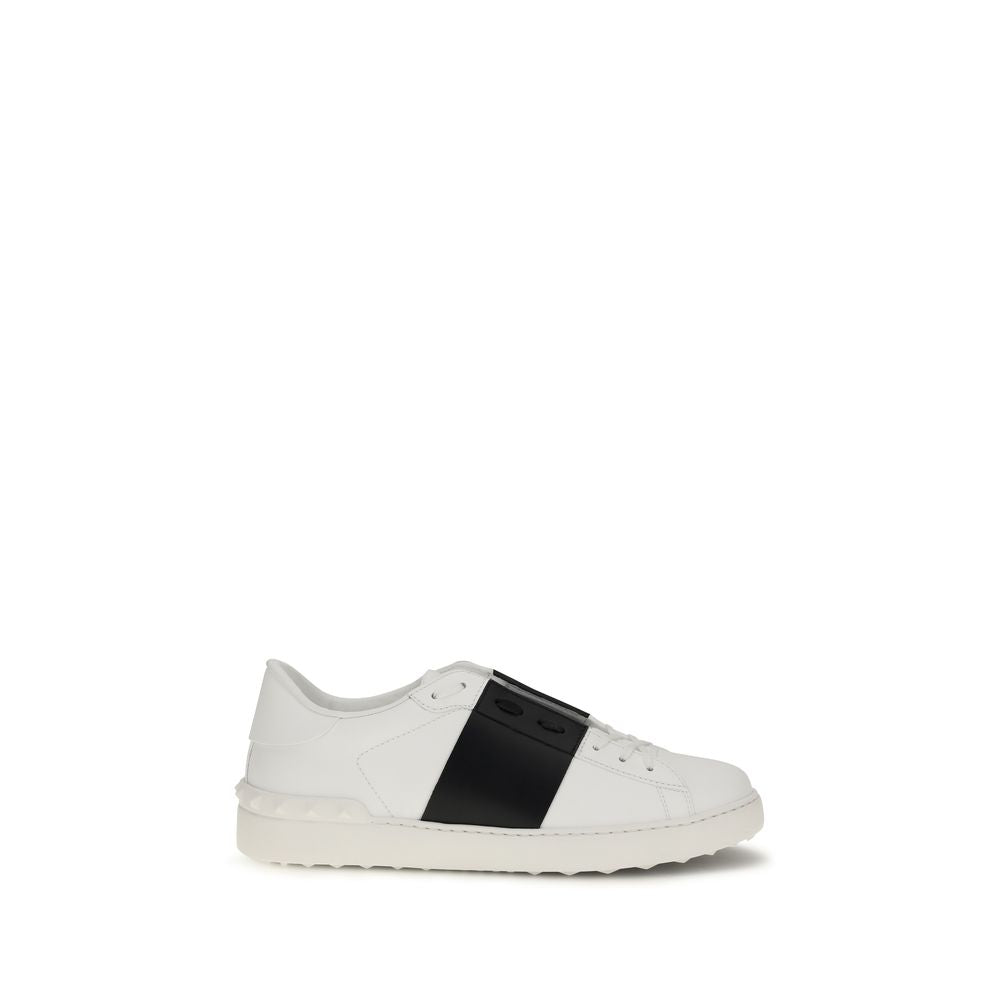 Valentino Garavani Sneakers aus blauem Kalbsleder Bos Taurus, Low-Top-1