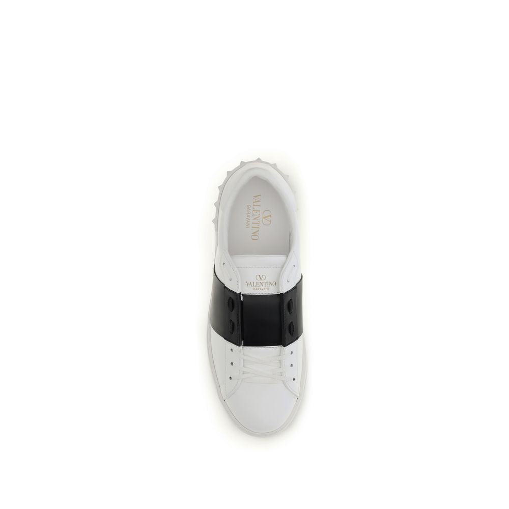 Valentino Garavani Sneakers aus blauem Kalbsleder Bos Taurus, Low-Top-4