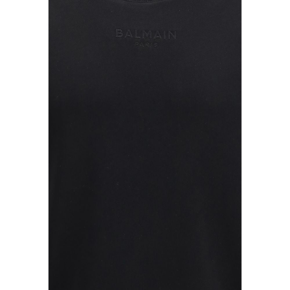 Balmain Schwarzer Baumwoll-Sweatshirt-3