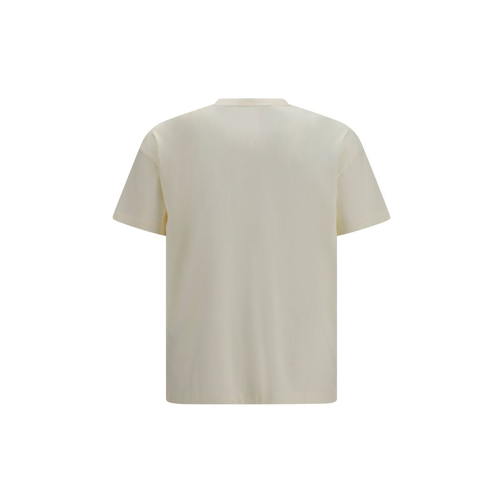Palm Angels Beiges Baumwoll-T-Shirt-2