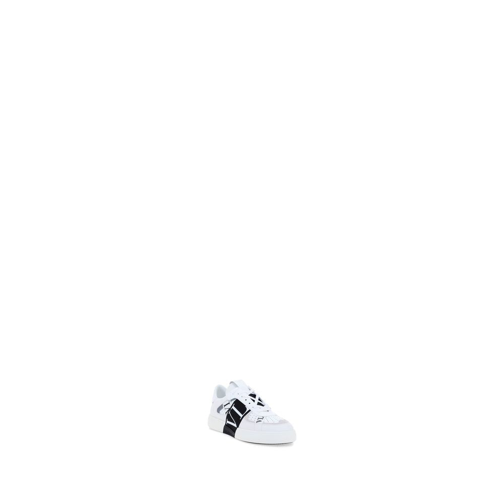Valentino Garavani Weiße Kalbsleder Bos Taurus Athletic Sneaker-2