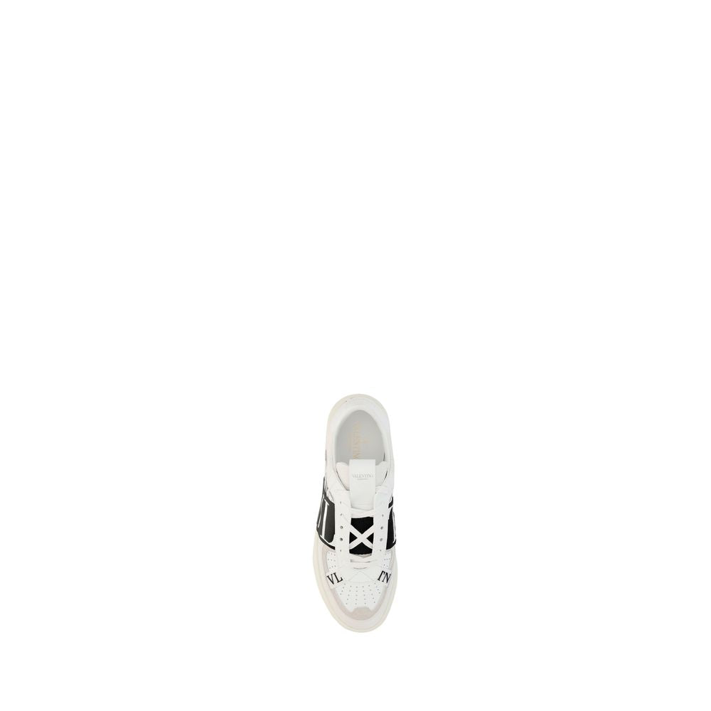 Valentino Garavani Weiße Kalbsleder Bos Taurus Athletic Sneaker-4