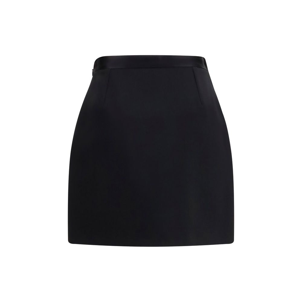 Versace Minirock aus Wolle Oves Aries in Schwarz-2