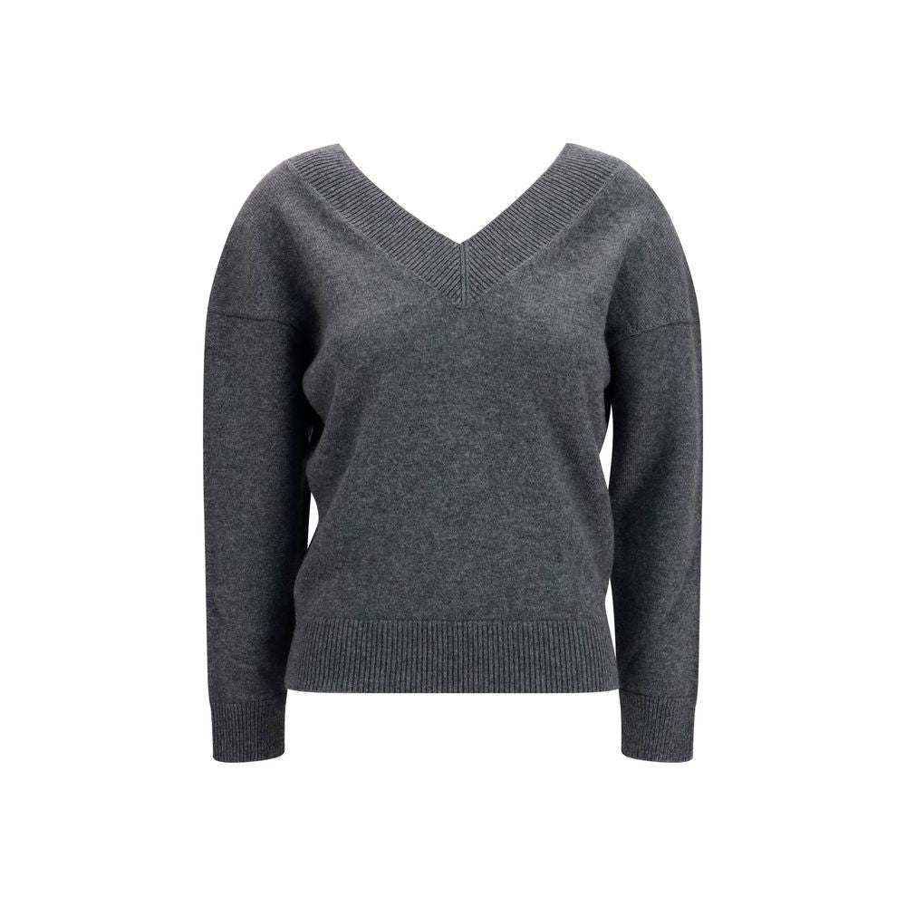 Tom Ford Grauer Kaschmirpullover-1