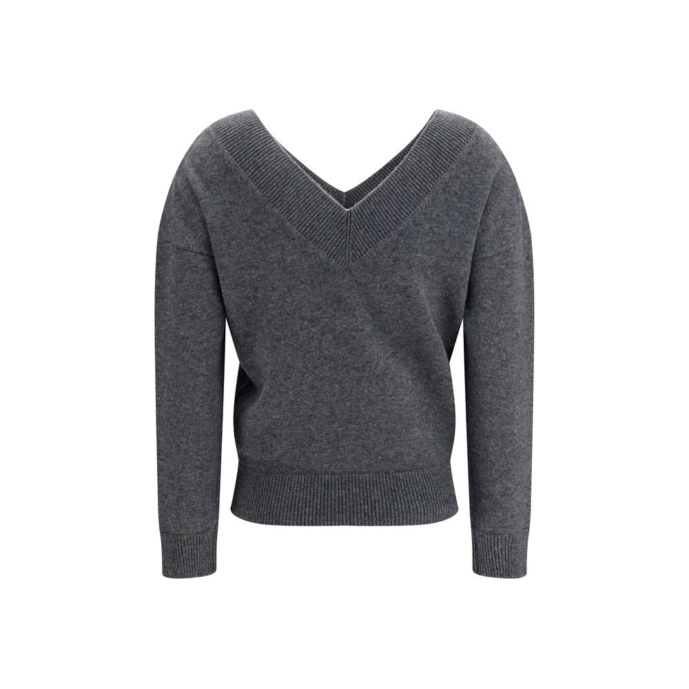 Tom Ford Grauer Kaschmirpullover-2