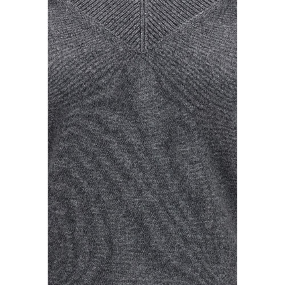 Tom Ford Grauer Kaschmirpullover-3