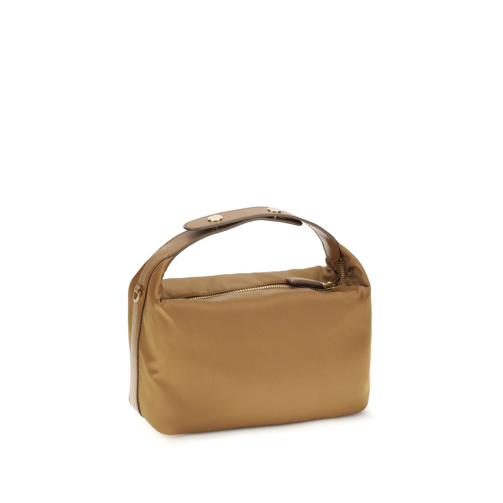 Prada Beige Schultertasche aus recyceltem Polyamid-3