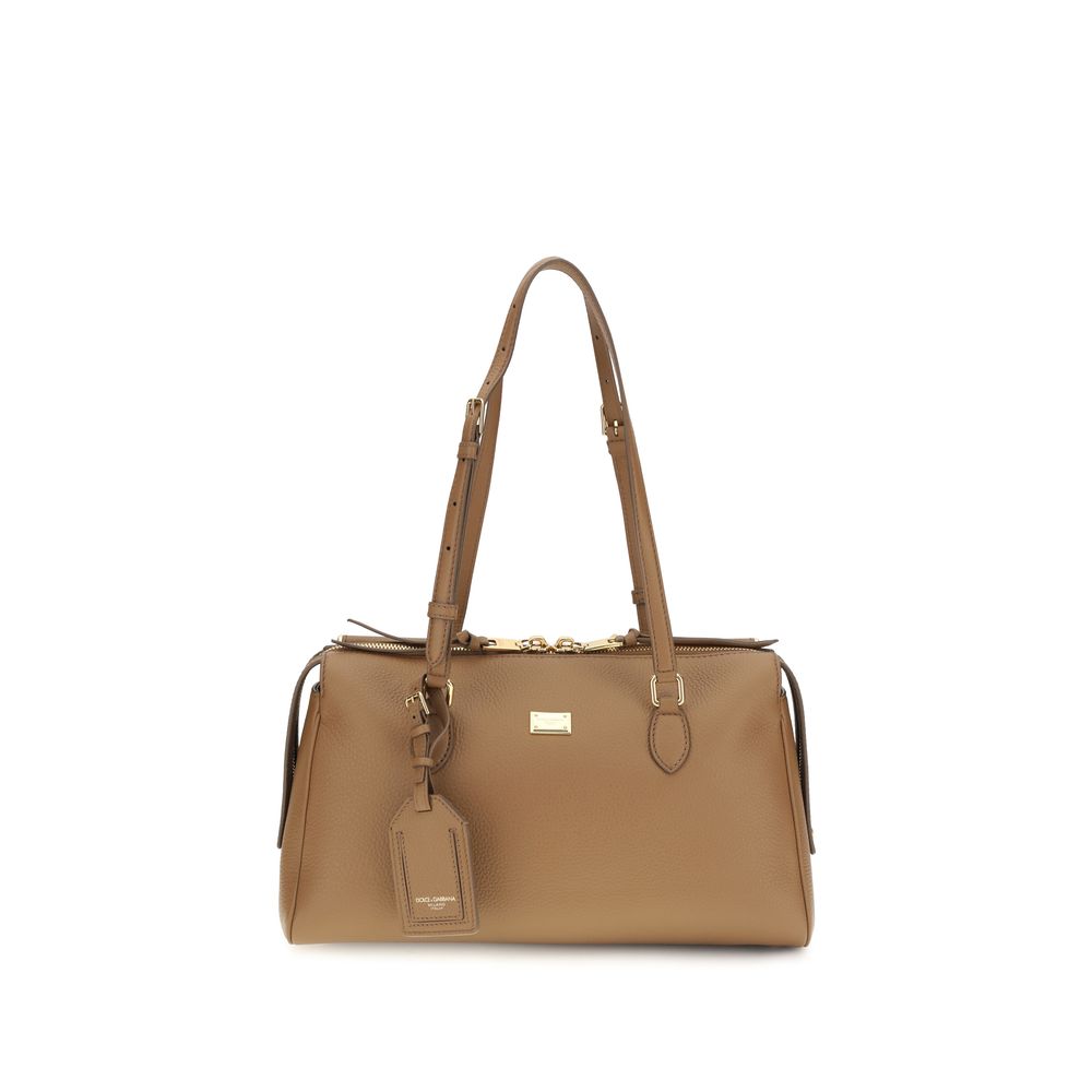 Dolce & Gabbana Beige Calf Leather Bos Taurus Wallet-1