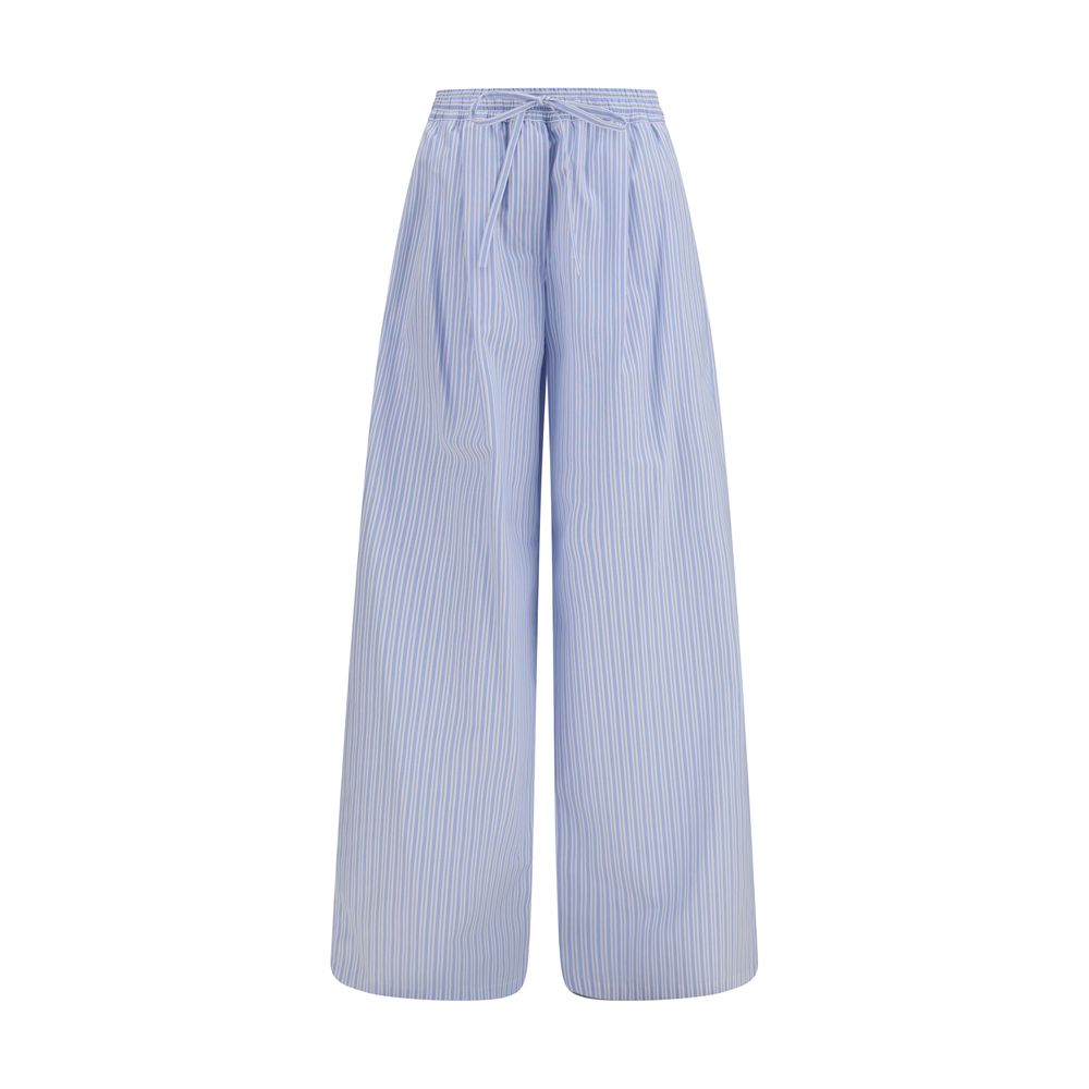 Dolce & Gabbana Blaue Baumwoll-Freizeithose-1