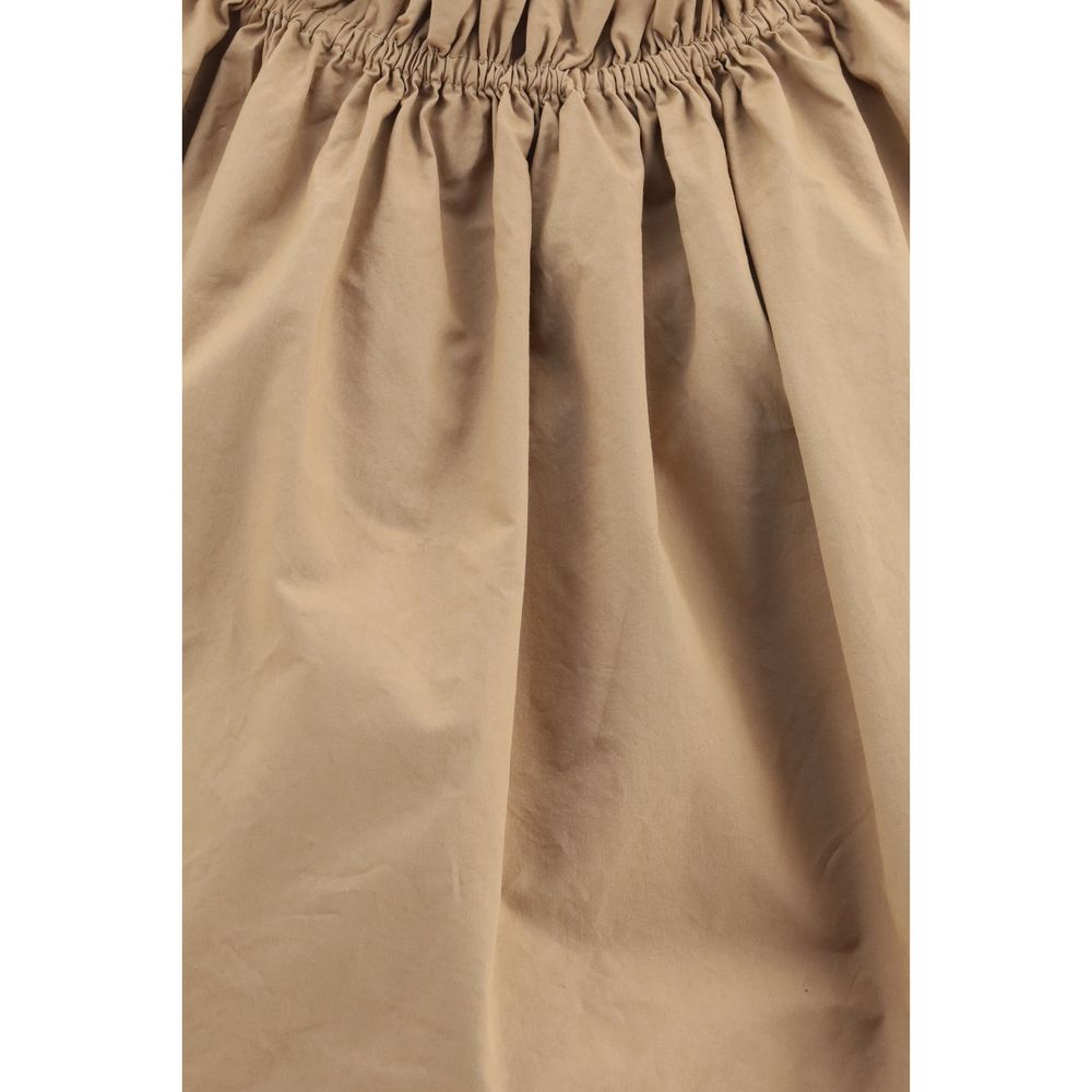 Saint Laurent Beige Baumwoll-Shirt mit kurzen Ärmeln-3