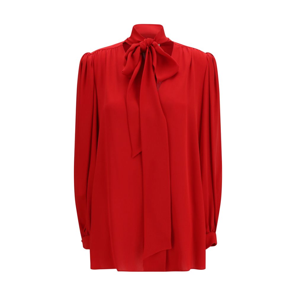 Valentino Garavani Mehrfarbige Seidenbluse-1