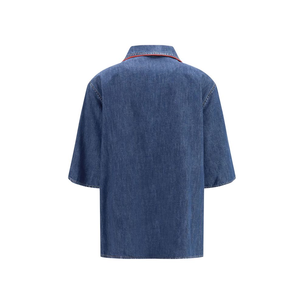 Valentino Garavani Blaues Denim-Hemd-2