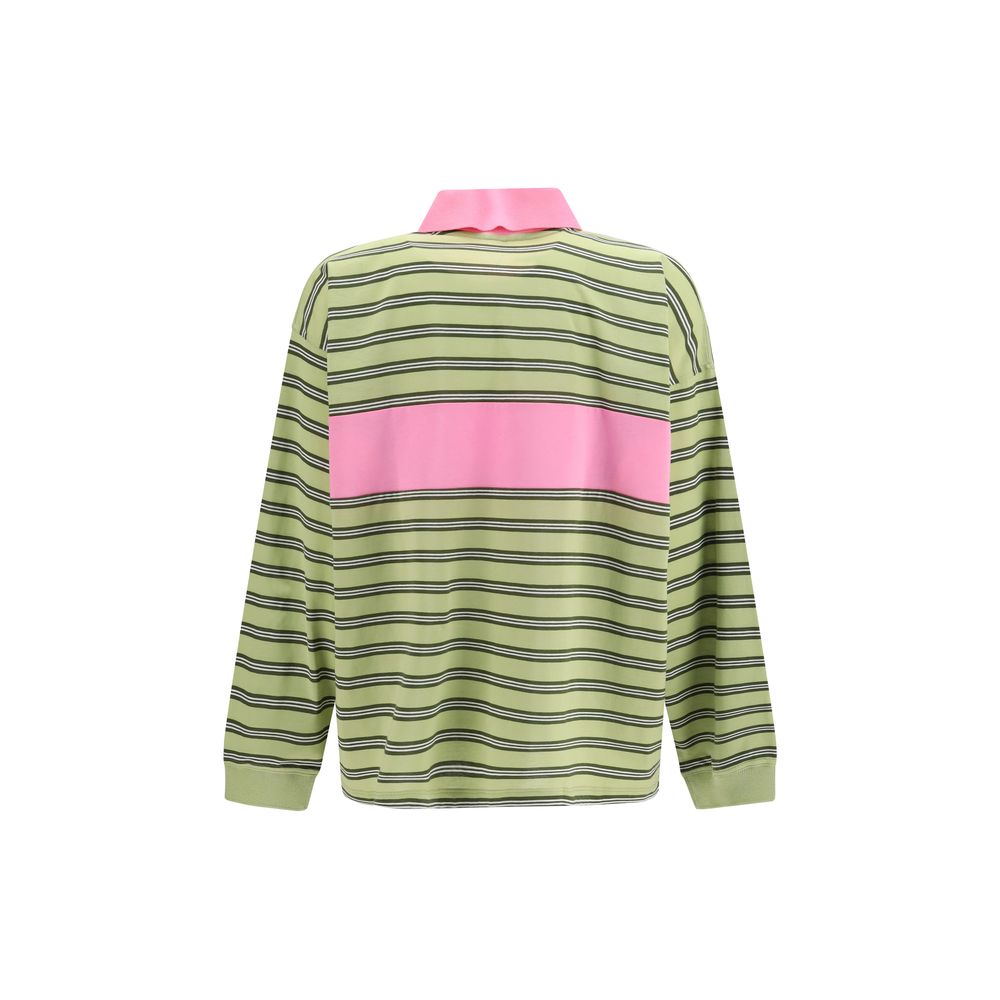 Versace Mehrfarbiges Polohemd aus Baumwolle-2