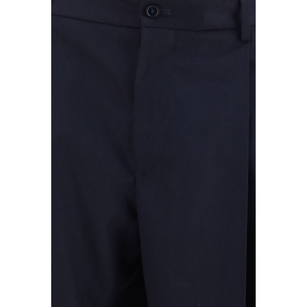 Dolce & Gabbana Blaue Hose aus Wolle Oves Aries-3