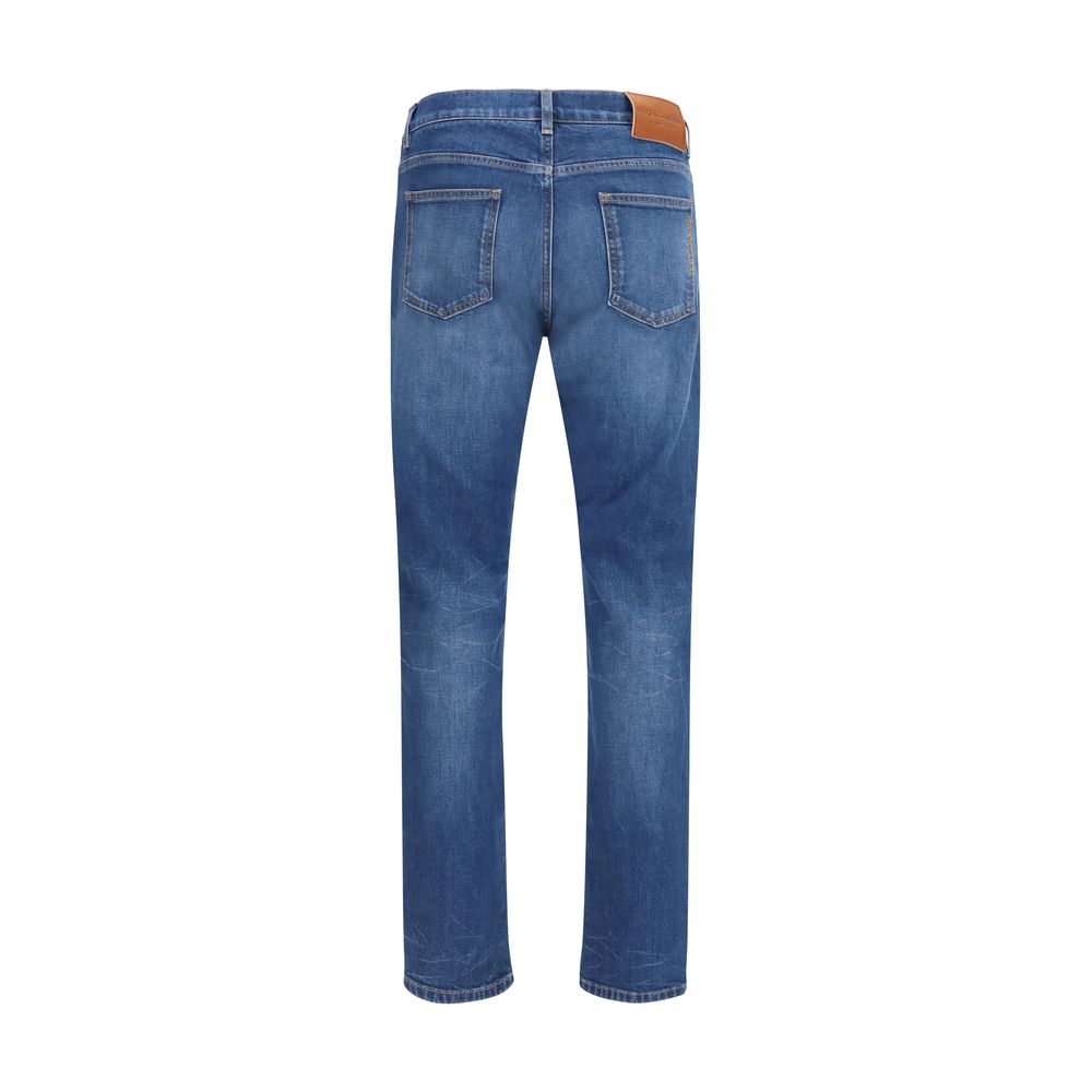 Dolce & Gabbana Blaue Baumwoll-Jeans im Slim Fit-2