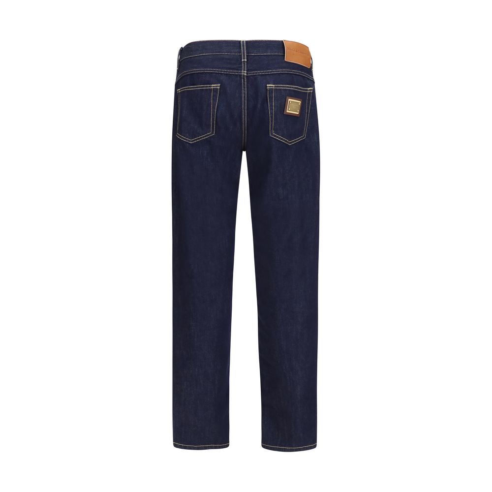 Dolce & Gabbana Blaue Baumwolljeans Denim-2