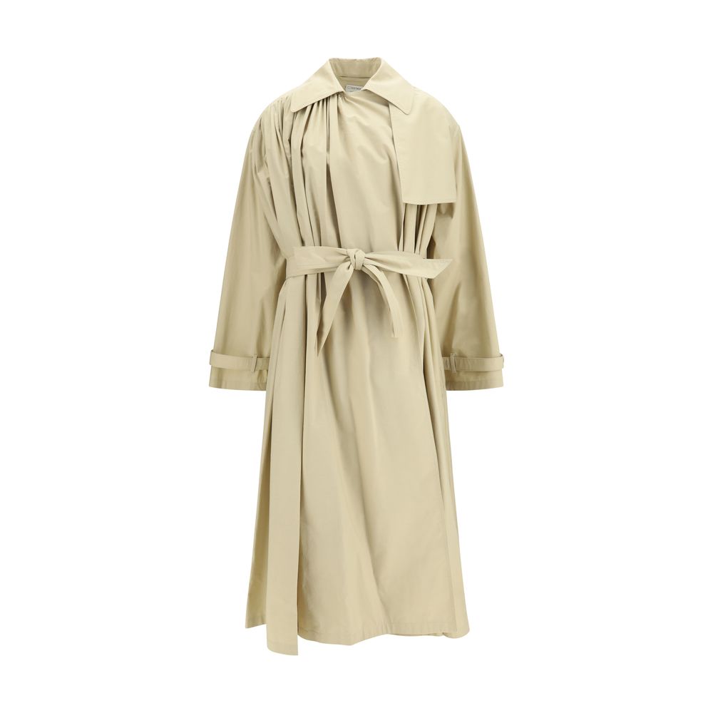 Calvin Klein Beige Cotton Coat-1