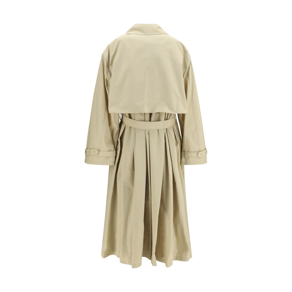 Calvin Klein Beige Cotton Coat-2