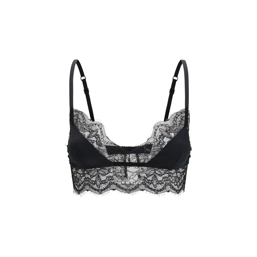 Dolce & Gabbana Schwarzer Seiden-BH