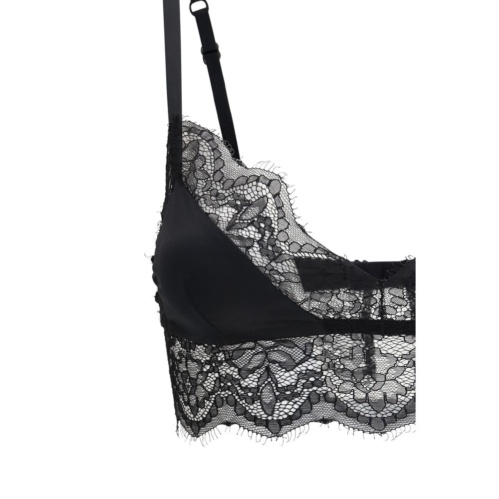 Dolce & Gabbana Schwarzer Seiden-BH-3