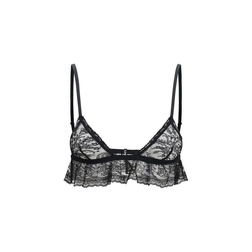 Dolce & Gabbana Schwarzer Baumwoll-BH-1