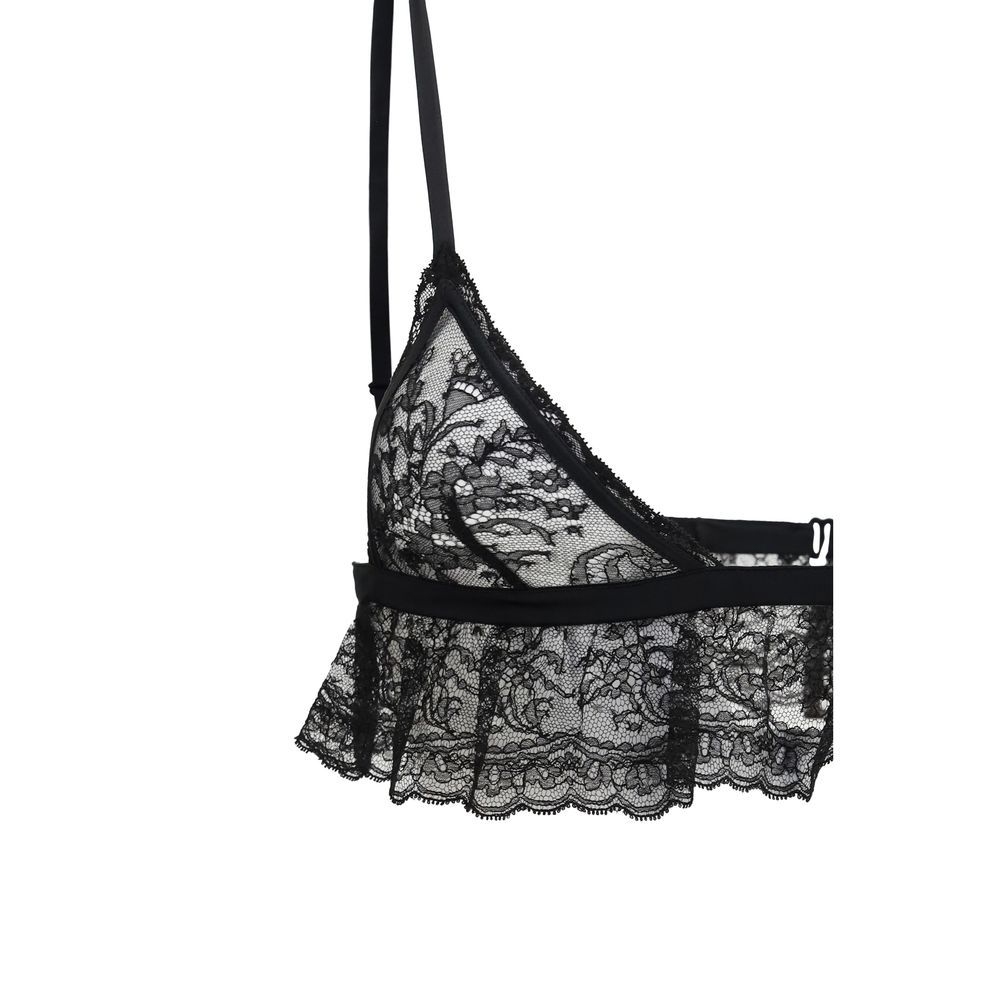 Dolce & Gabbana Schwarzer Baumwoll-BH-3