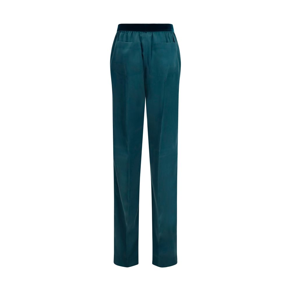 Tom Ford Blaue Seidenhose für die Freizeit-2