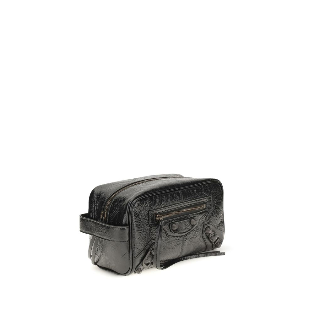 Balenciaga Schwarzes Lamm Ovis Aries Aries Portemonnaie-2