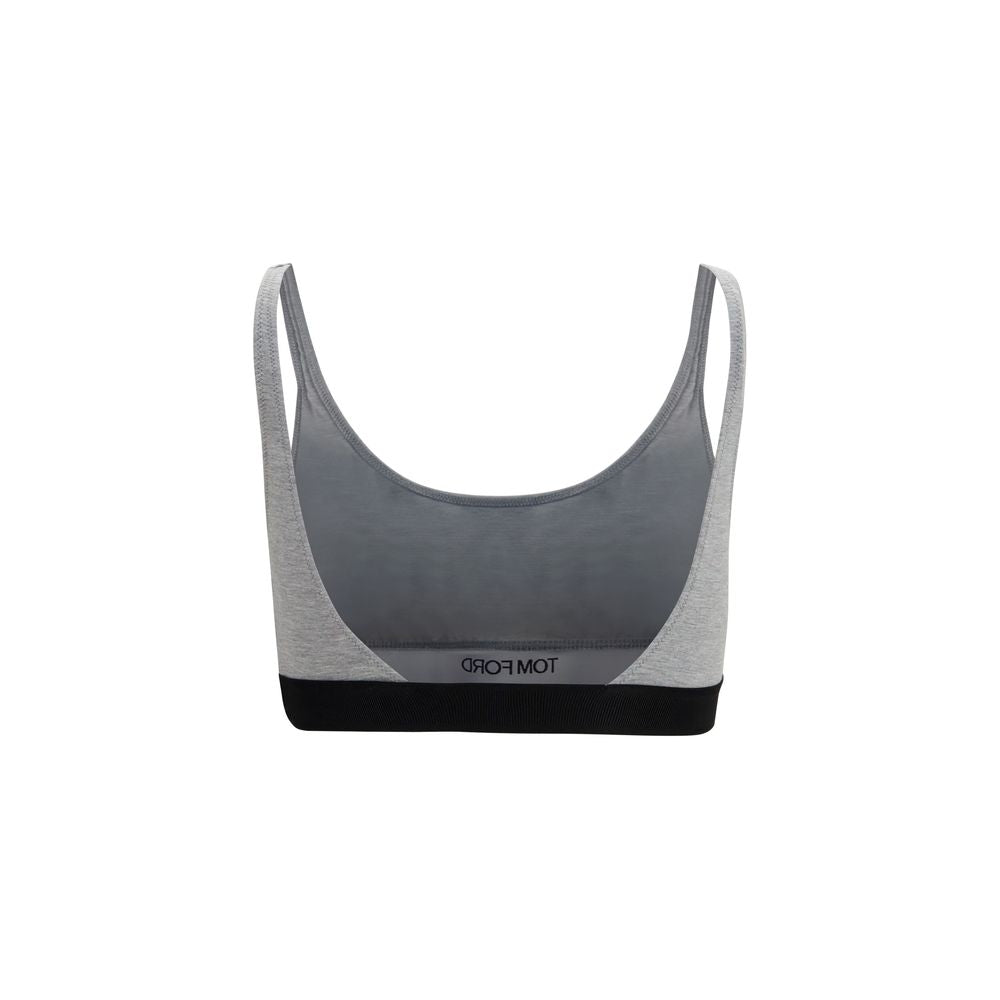 Tom Ford Grauer Sport-BH aus Modal-2