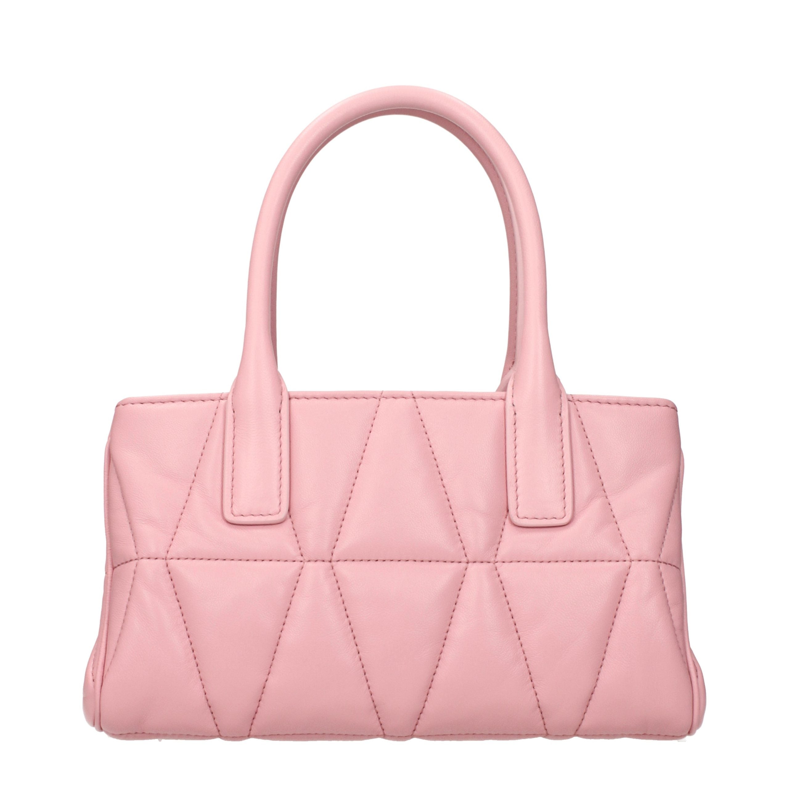 Versace Pink Leather Handbag-3