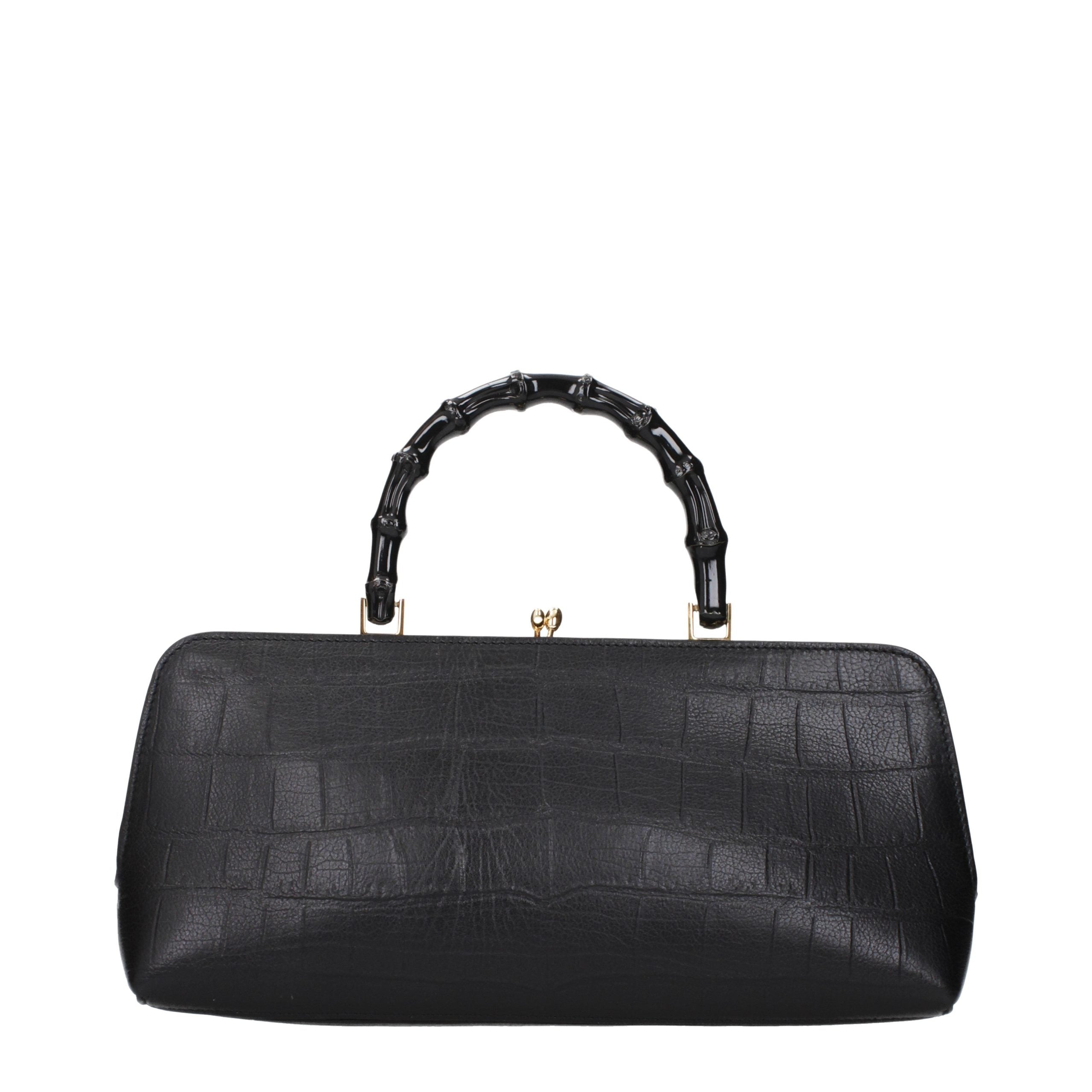 Jil Sander Schwarze Lederhandtasche-3