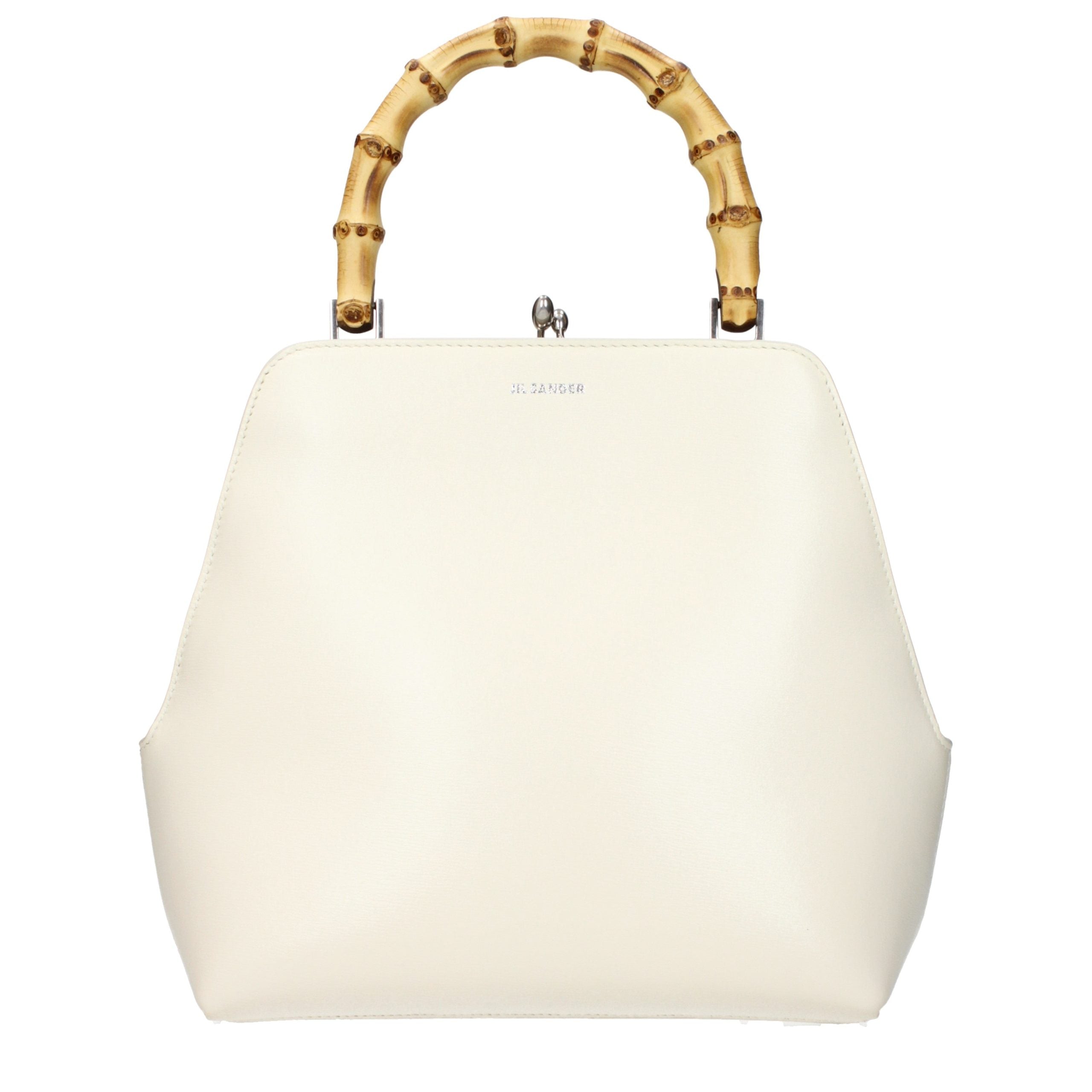 Jil Sander Beige Leder Handtasche-1