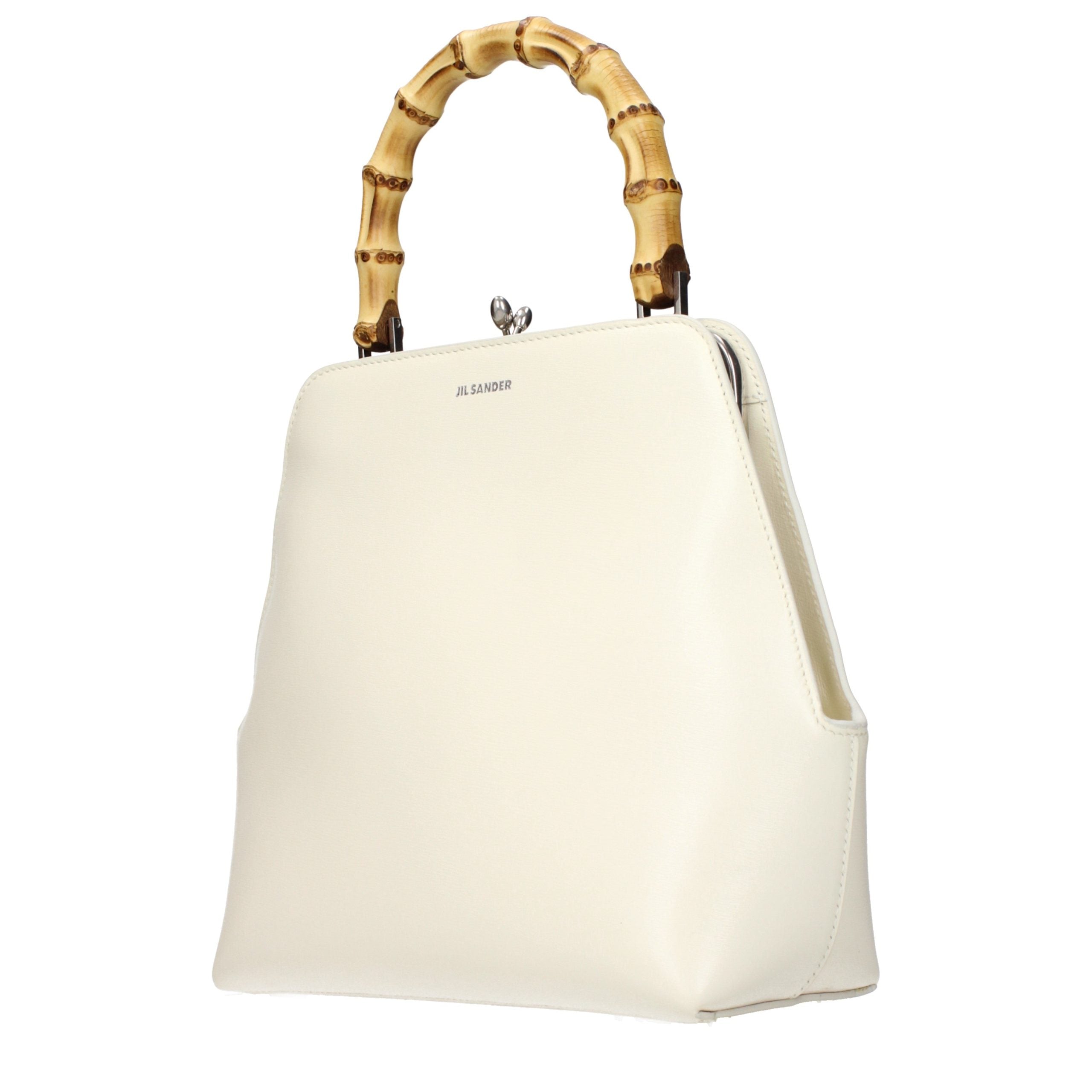Jil Sander Beige Leder Handtasche-2