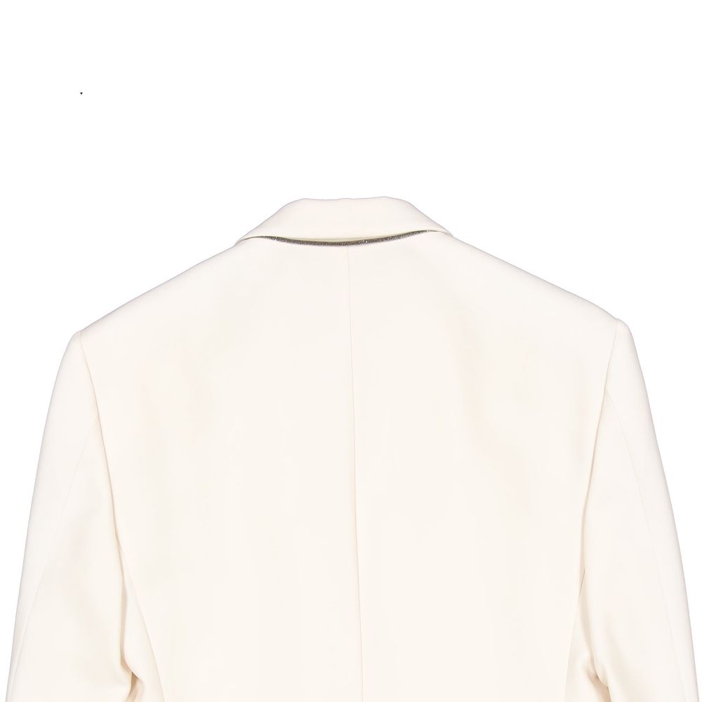 Brunello Cucinelli Weißer Blazer aus Viskose-3