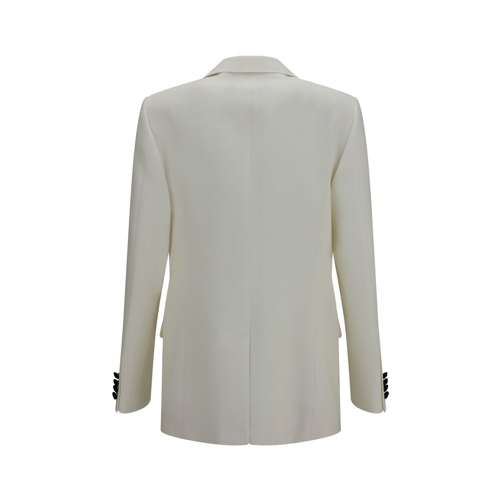 Valentino Garavani Weißer Woll-Blazer Oves Aries-2
