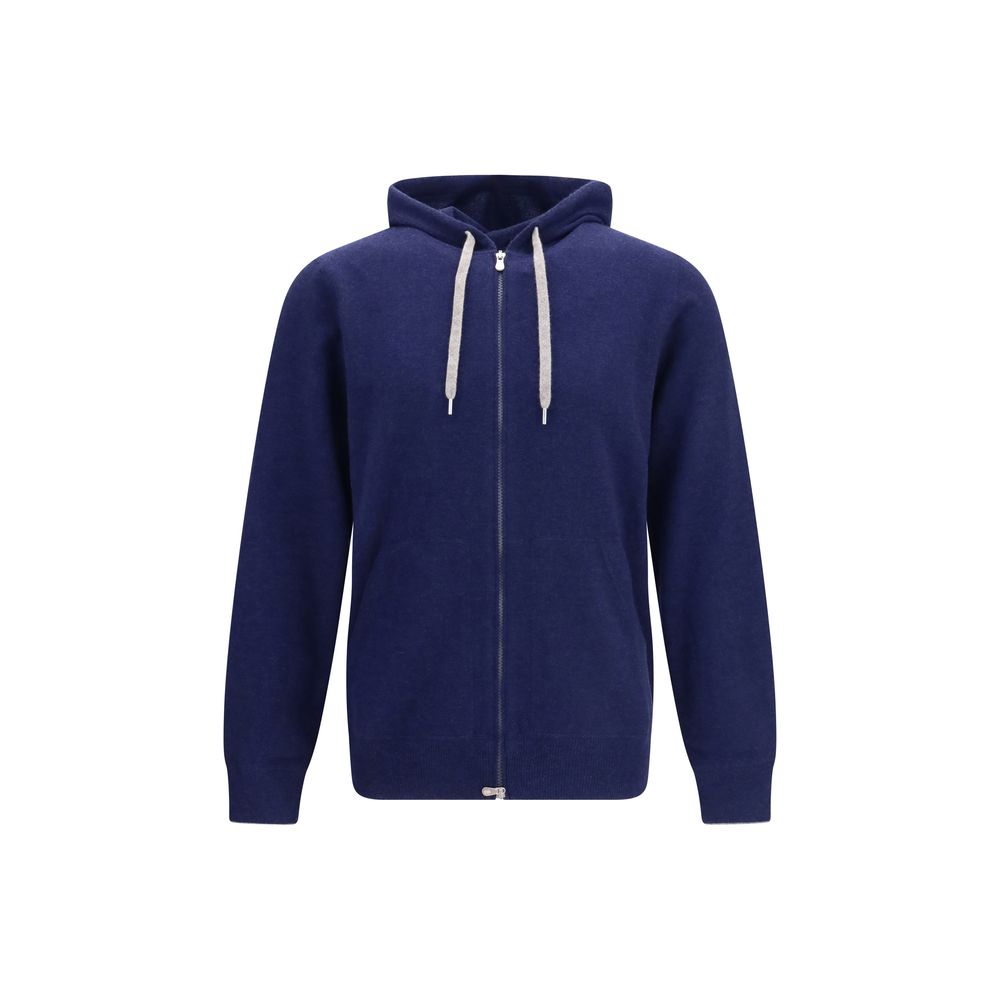 Brunello Cucinelli Blauer Kaschmir-Pullover-1