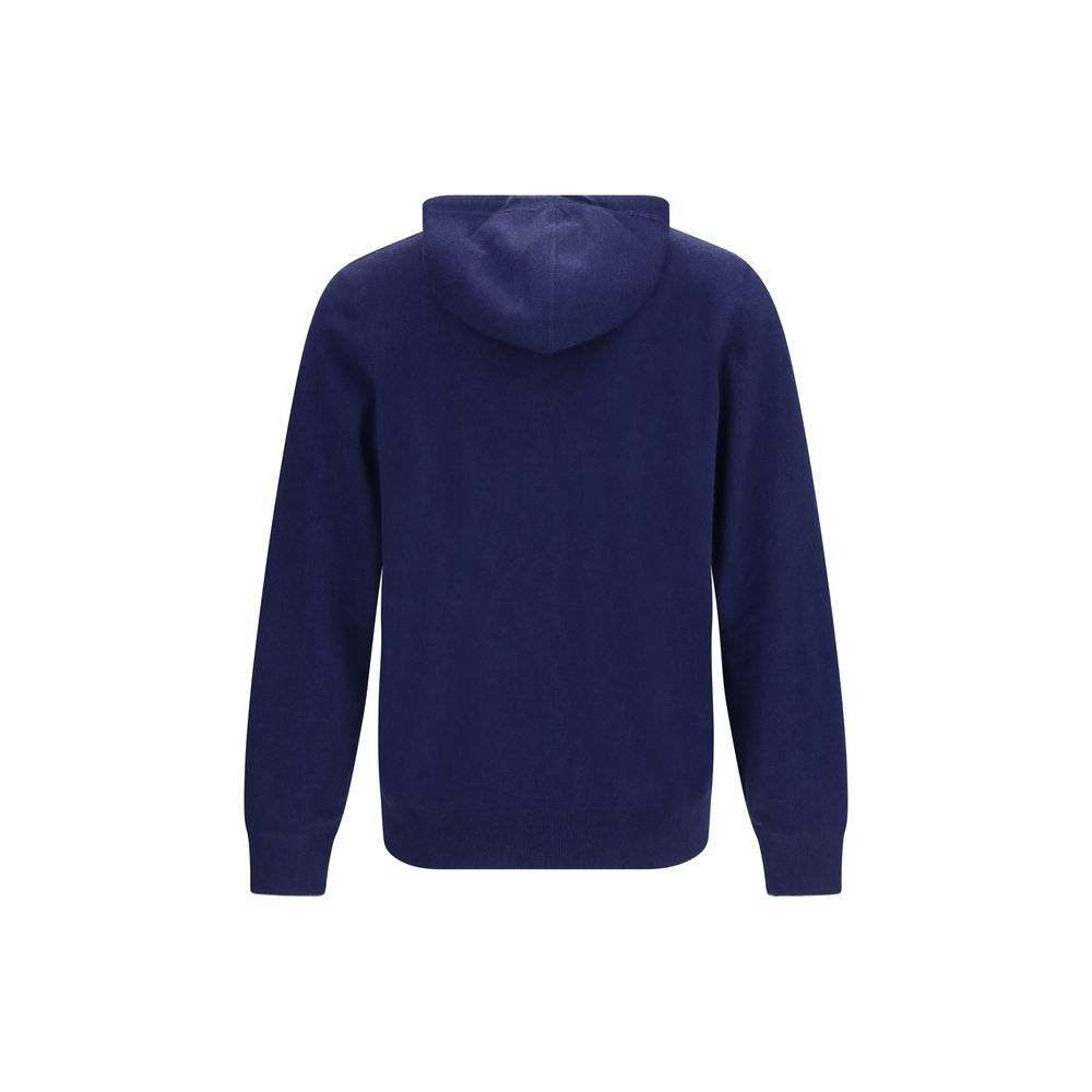 Brunello Cucinelli Blauer Kaschmir-Pullover-2