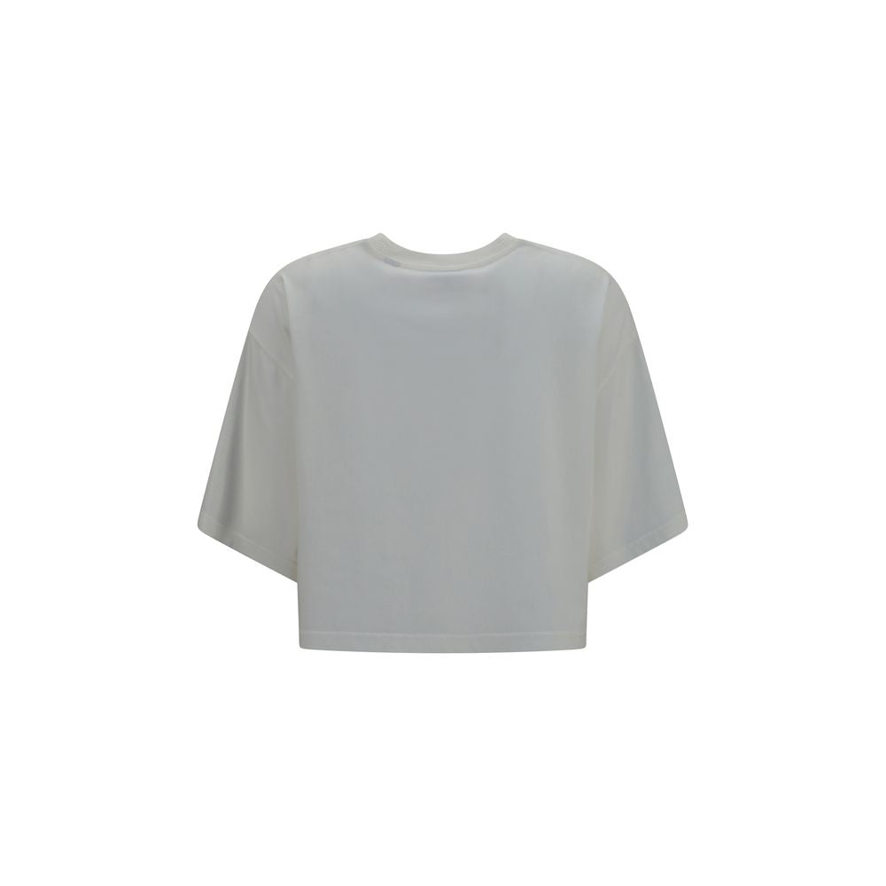 Burberry Weißes Baumwoll-T-Shirt-2